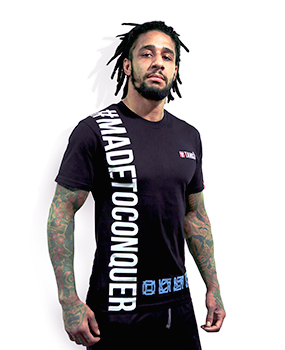 made to conquer tshirt front